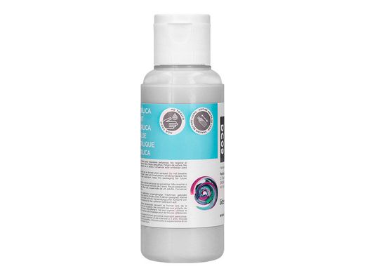 Pintura acrilica liderpapel bote de 80 ml blanco