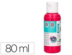Pintura acrilica liderpapel bote de 80 ml magenta
