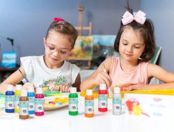 Pintura acrilica liderpapel bote de 80 ml marron