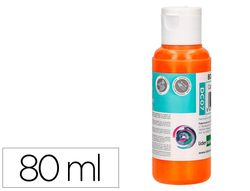 Pintura acrilica liderpapel bote de 80 ml naranja