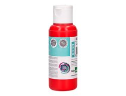 Pintura acrilica liderpapel bote de 80 ml rojo