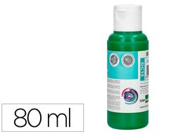 Pintura acrilica liderpapel bote de 80 ml verde oscuro