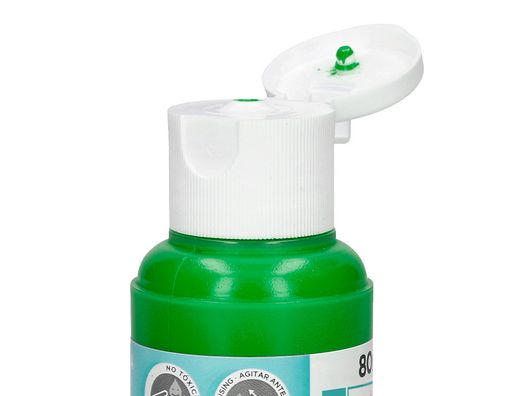 Pintura acrilica liderpapel bote de 80 ml verde