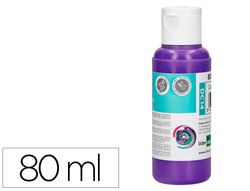 Pintura acrilica liderpapel bote de 80 ml violeta
