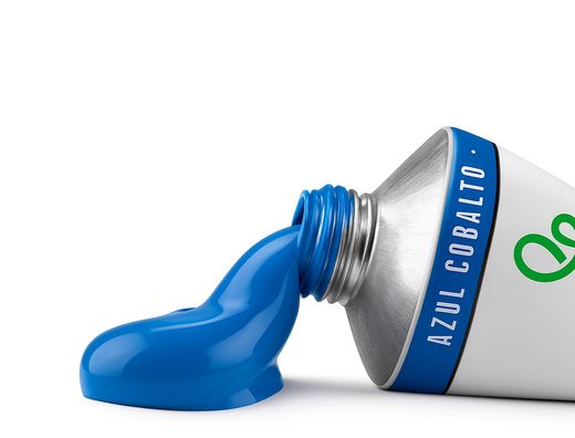 Pintura acrilica liderpapel caja de 12 tubos de aluminio de 12 ml colores surtidos