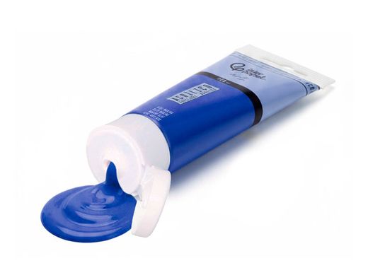 Pintura acrilica liderpapel tubo de plastico de 120 ml color azul marino
