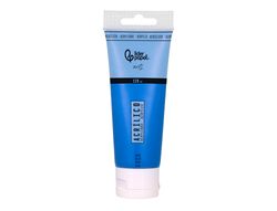 Pintura acrilica liderpapel tubo de plastico de 120 ml color azul
