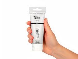 Pintura acrilica liderpapel tubo de plastico de 120 ml color blanco titanio