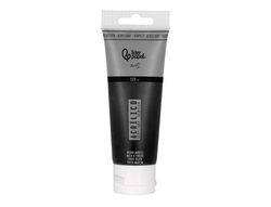 Pintura acrilica liderpapel tubo de plastico de 120 ml color negro marfil