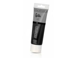 Pintura acrilica liderpapel tubo de plastico de 120 ml color negro marfil