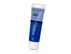Pintura acrilica liderpapel tubo de plastico de 60 ml color azul cian