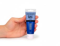 Pintura acrilica liderpapel tubo de plastico de 60 ml color azul cian