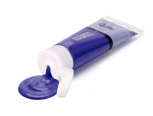 Pintura acrilica liderpapel tubo de plastico de 60 ml color azul marino