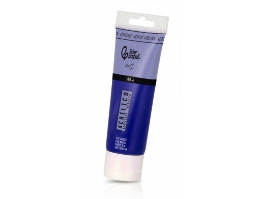 Pintura acrilica liderpapel tubo de plastico de 60 ml color azul marino