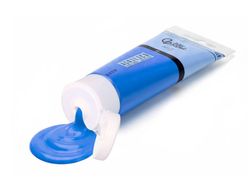 Pintura acrilica liderpapel tubo de plastico de 60 ml color azul