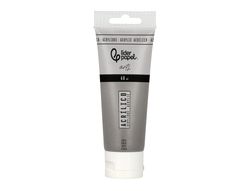 Pintura acrilica liderpapel tubo de plastico de 60 ml color gris
