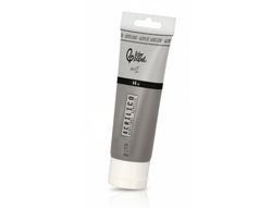 Pintura acrilica liderpapel tubo de plastico de 60 ml color gris