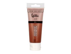 Pintura acrilica liderpapel tubo de plastico de 60 ml color marron