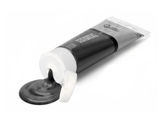 Pintura acrilica liderpapel tubo de plastico de 60 ml color negro marfil