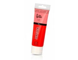 Pintura acrilica liderpapel tubo de plastico de 60 ml color rojo carmin