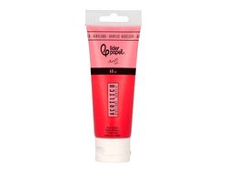 Pintura acrilica liderpapel tubo de plastico de 60 ml color rojo pirrol