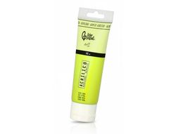 Pintura acrilica liderpapel tubo de plastico de 60 ml color verde limon