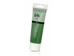 Pintura acrilica liderpapel tubo de plastico de 60 ml color verde oscuro