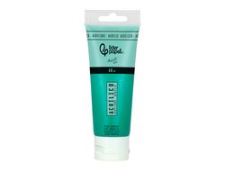 Pintura acrilica liderpapel tubo de plastico de 60 ml color verde turquesa