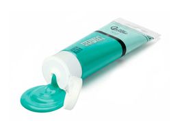 Pintura acrilica liderpapel tubo de plastico de 60 ml color verde turquesa