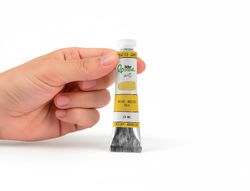 Pintura al oleo liderpapel tubo de aluminio de 20 ml color amarillo
