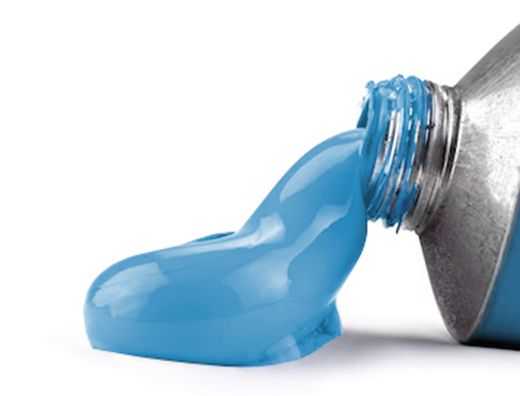 Pintura al oleo liderpapel tubo de aluminio de 20 ml color azul cian