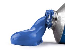 Pintura al oleo liderpapel tubo de aluminio de 20 ml color azul cobalto
