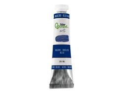 Pintura al oleo liderpapel tubo de aluminio de 20 ml color azul marino