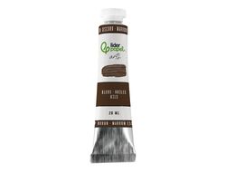 Pintura al oleo liderpapel tubo de aluminio de 20 ml color marron oscuro