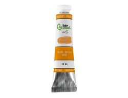 Pintura al oleo liderpapel tubo de aluminio de 20 ml color naranja permanente