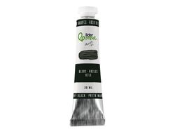 Pintura al oleo liderpapel tubo de aluminio de 20 ml color negro marfil