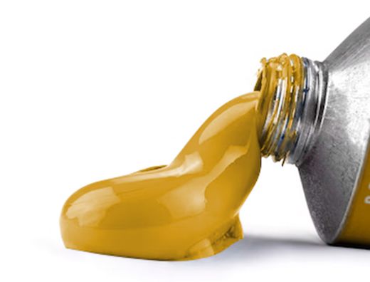 Pintura al oleo liderpapel tubo de aluminio de 20 ml color ocre amarillo