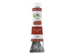 Pintura al oleo liderpapel tubo de aluminio de 20 ml color ocre rojo
