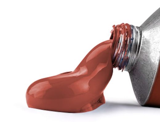 Pintura al oleo liderpapel tubo de aluminio de 20 ml color ocre rojo