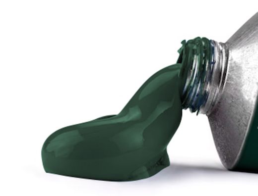 Pintura al oleo liderpapel tubo de aluminio de 20 ml color verde oliva