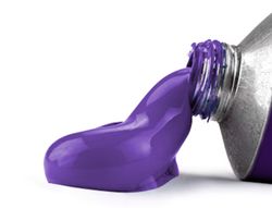 Pintura al oleo liderpapel tubo de aluminio de 20 ml color violeta