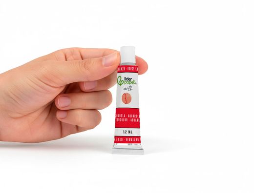 Pintura de acuarela liderpapel caja de 24 tubos de aluminio de 12 ml colores surtidos