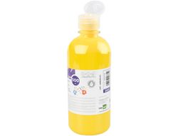 Pintura dedos liderpapel botella de 500 ml amarillo