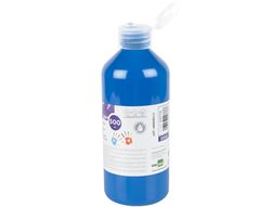 Pintura dedos liderpapel botella de 500 ml azul