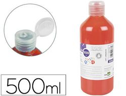 Pintura dedos liderpapel botella de 500 ml rojo