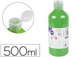 Pintura dedos liderpapel botella de 500 ml verde