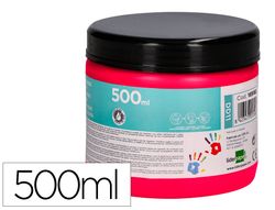 Pintura dedos liderpapel tarrina de 500 cc magenta