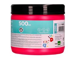 Pintura dedos liderpapel tarrina de 500 cc magenta
