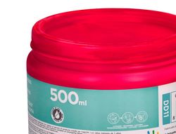 Pintura dedos liderpapel tarrina de 500 cc magenta