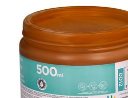Pintura dedos liderpapel tarrina de 500 cc marron